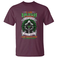Irish Pride T Shirt I Am Irish I Don't Start Fights But You Can Bet Your Lucky Charms