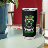 Irish Pride Tumbler Cup I Am Irish I Don't Start Fights But You Can Bet Your Lucky Charms
