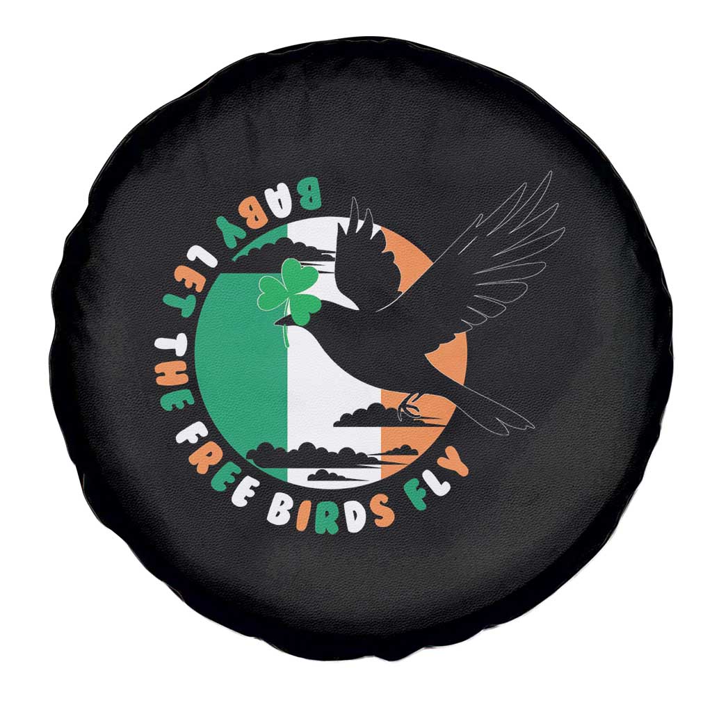 Irish Pride Spare Tire Cover Baby Let The Free Birds Fly Ireland Flag Shamrock