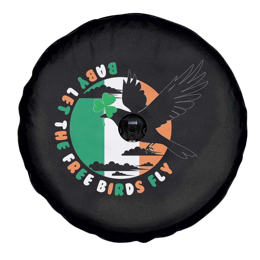 Irish Pride Spare Tire Cover Baby Let The Free Birds Fly Ireland Flag Shamrock