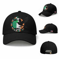 Irish Pride Baseball Cap Baby Let The Free Birds Fly Ireland Flag Shamrock