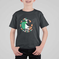 Irish Pride T Shirt For Kid Baby Let The Free Birds Fly Ireland Flag Shamrock