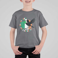 Irish Pride T Shirt For Kid Baby Let The Free Birds Fly Ireland Flag Shamrock