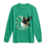 Irish Pride Long Sleeve Shirt Baby Let The Free Birds Fly Ireland Flag Shamrock