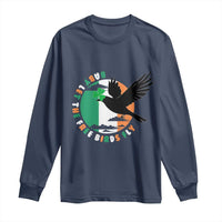 Irish Pride Long Sleeve Shirt Baby Let The Free Birds Fly Ireland Flag Shamrock