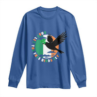 Irish Pride Long Sleeve Shirt Baby Let The Free Birds Fly Ireland Flag Shamrock