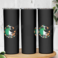 Irish Pride Skinny Tumbler Baby Let The Free Birds Fly Ireland Flag Shamrock