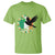 Irish Pride T Shirt Baby Let The Free Birds Fly Ireland Flag Shamrock