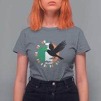 Irish Pride T Shirt For Women Baby Let The Free Birds Fly Ireland Flag Shamrock