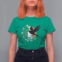 Irish Pride T Shirt For Women Baby Let The Free Birds Fly Ireland Flag Shamrock