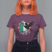 Irish Pride T Shirt For Women Baby Let The Free Birds Fly Ireland Flag Shamrock