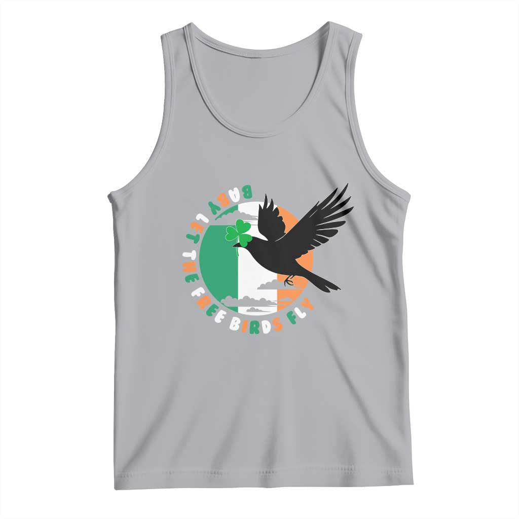 Irish Pride Tank Top Baby Let The Free Birds Fly Ireland Flag Shamrock