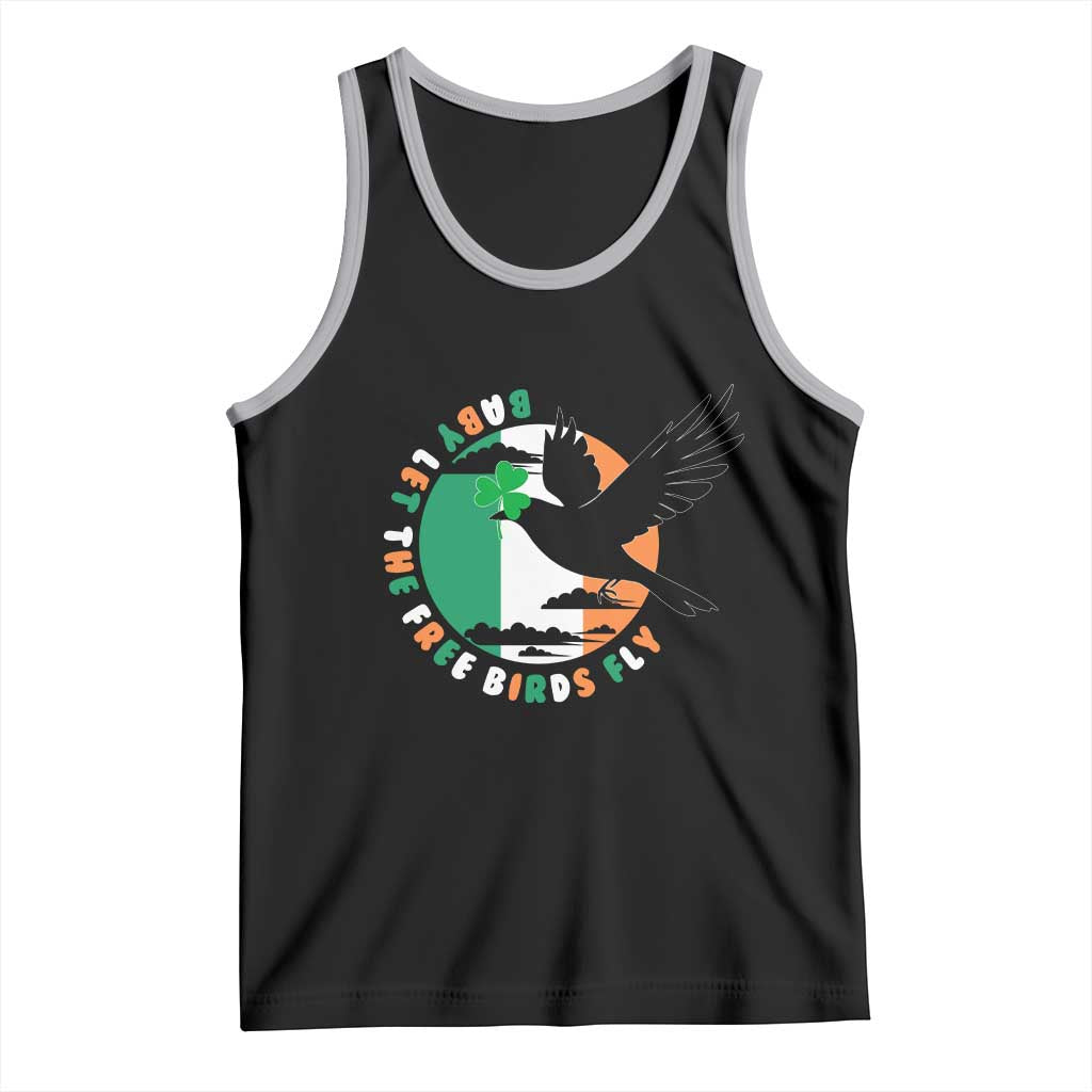 Irish Pride Tank Top Baby Let The Free Birds Fly Ireland Flag Shamrock