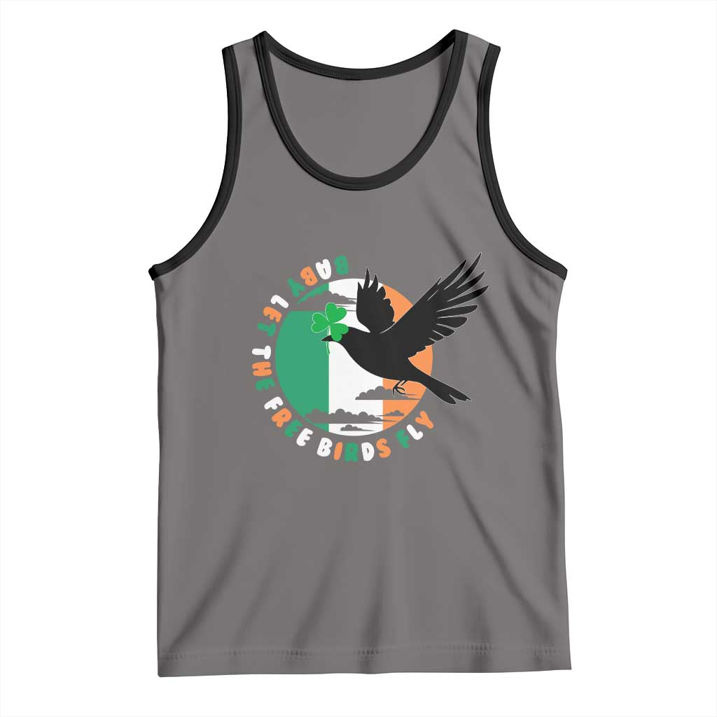 Irish Pride Tank Top Baby Let The Free Birds Fly Ireland Flag Shamrock