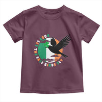 Irish Pride Toddler T Shirt Baby Let The Free Birds Fly Ireland Flag Shamrock