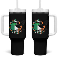 Irish Pride Tumbler With Handle Baby Let The Free Birds Fly Ireland Flag Shamrock