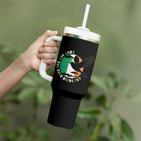 Irish Pride Tumbler With Handle Baby Let The Free Birds Fly Ireland Flag Shamrock