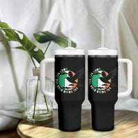 Irish Pride Tumbler With Handle Baby Let The Free Birds Fly Ireland Flag Shamrock