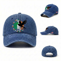 Irish Pride Washed Cotton Baseball Cap Baby Let The Free Birds Fly Ireland Flag Shamrock