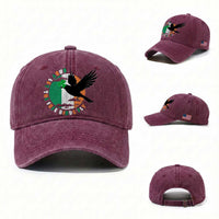 Irish Pride Washed Cotton Baseball Cap Baby Let The Free Birds Fly Ireland Flag Shamrock