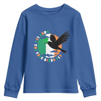 Irish Pride Youth Sweatshirt Baby Let The Free Birds Fly Ireland Flag Shamrock
