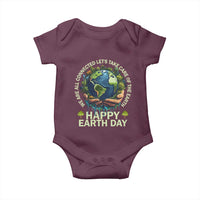 Happy Earth Day Baby Onesie We Are All Connected Let's Take Care Of The Earth