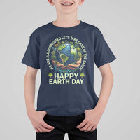 Happy Earth Day T Shirt For Kid We Are All Connected Let's Take Care Of The Earth