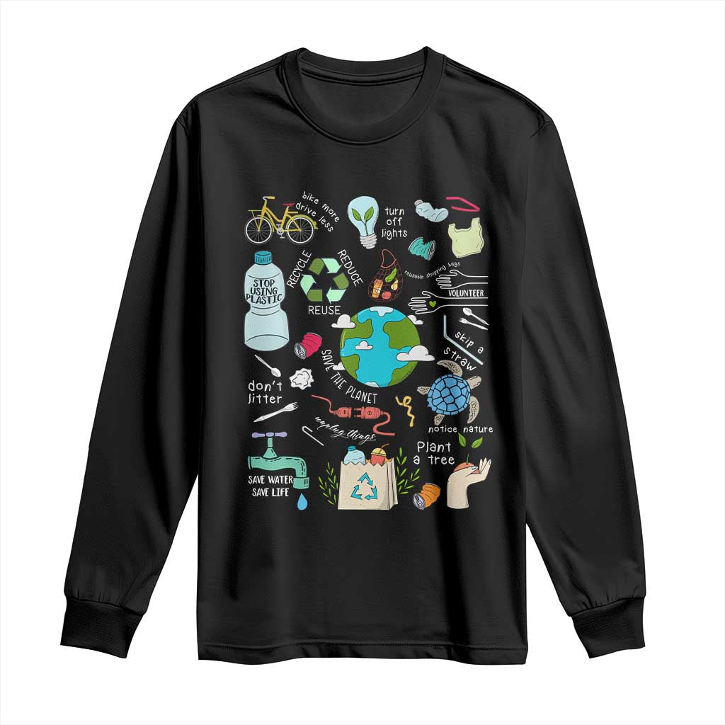 Earth Day Ecological sustainability Environment Protection Long Sleeve Shirt