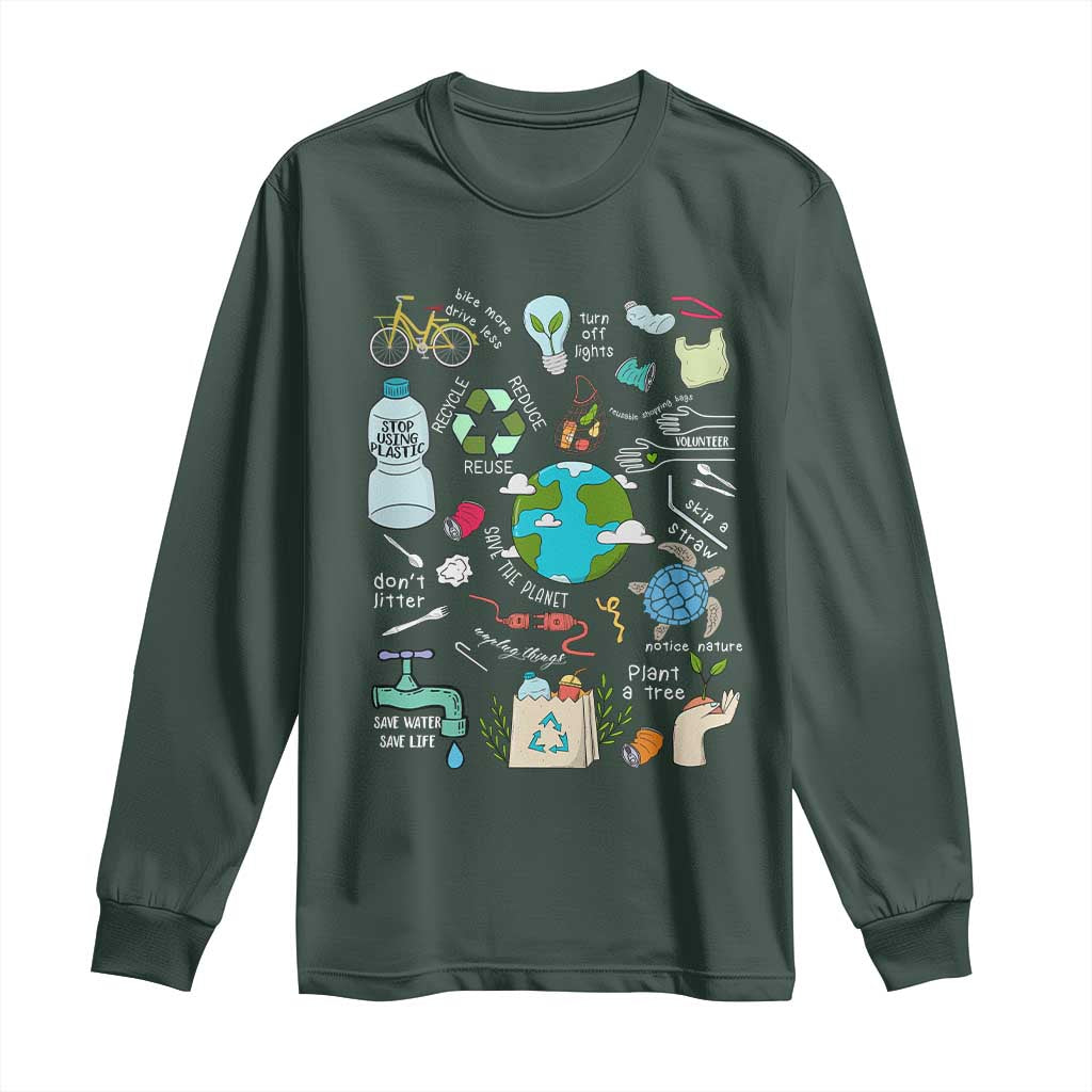 Earth Day Ecological sustainability Environment Protection Long Sleeve Shirt