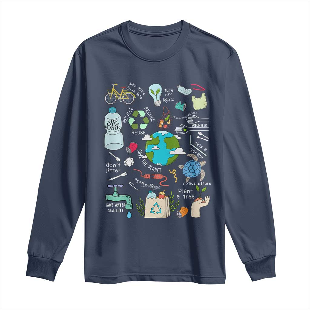 Earth Day Ecological sustainability Environment Protection Long Sleeve Shirt