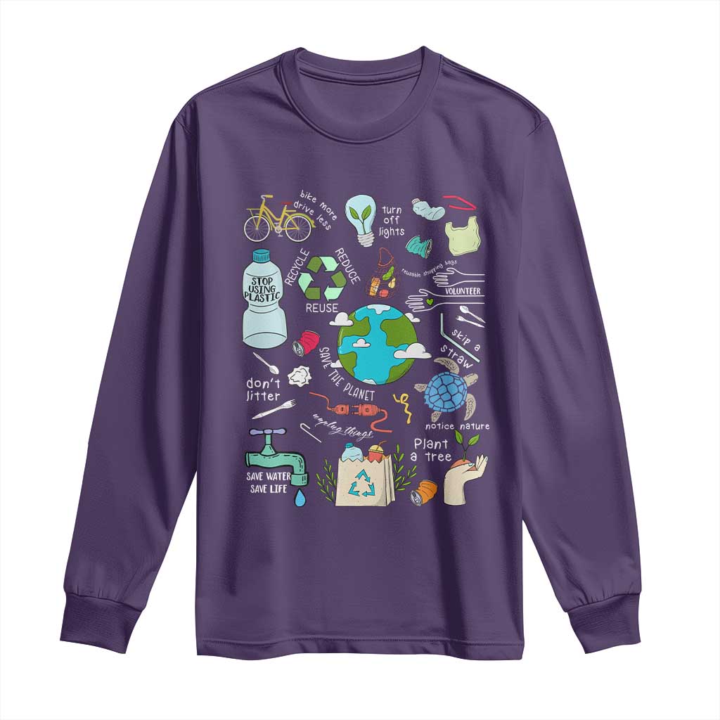 Earth Day Ecological sustainability Environment Protection Long Sleeve Shirt