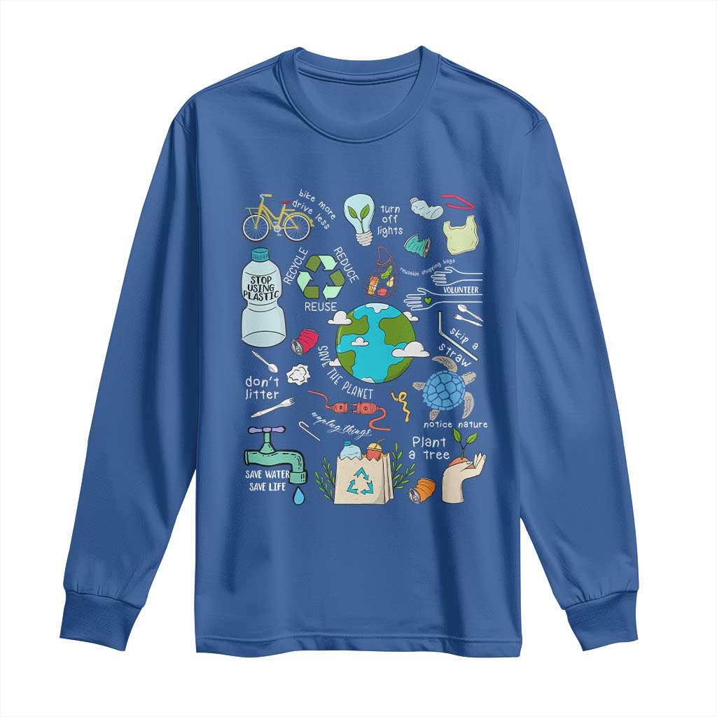 Earth Day Ecological sustainability Environment Protection Long Sleeve Shirt
