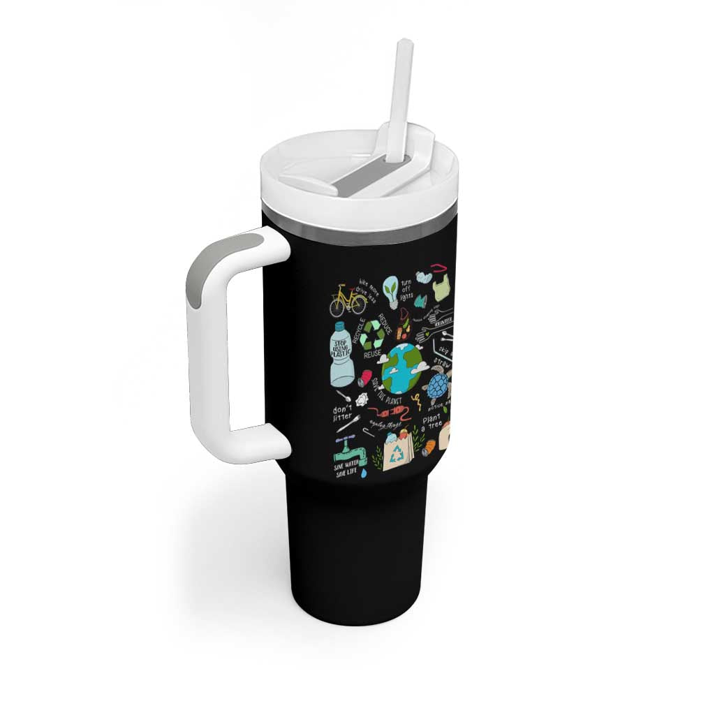 Earth Day Ecological sustainability Environment Protection Tumbler With Handle