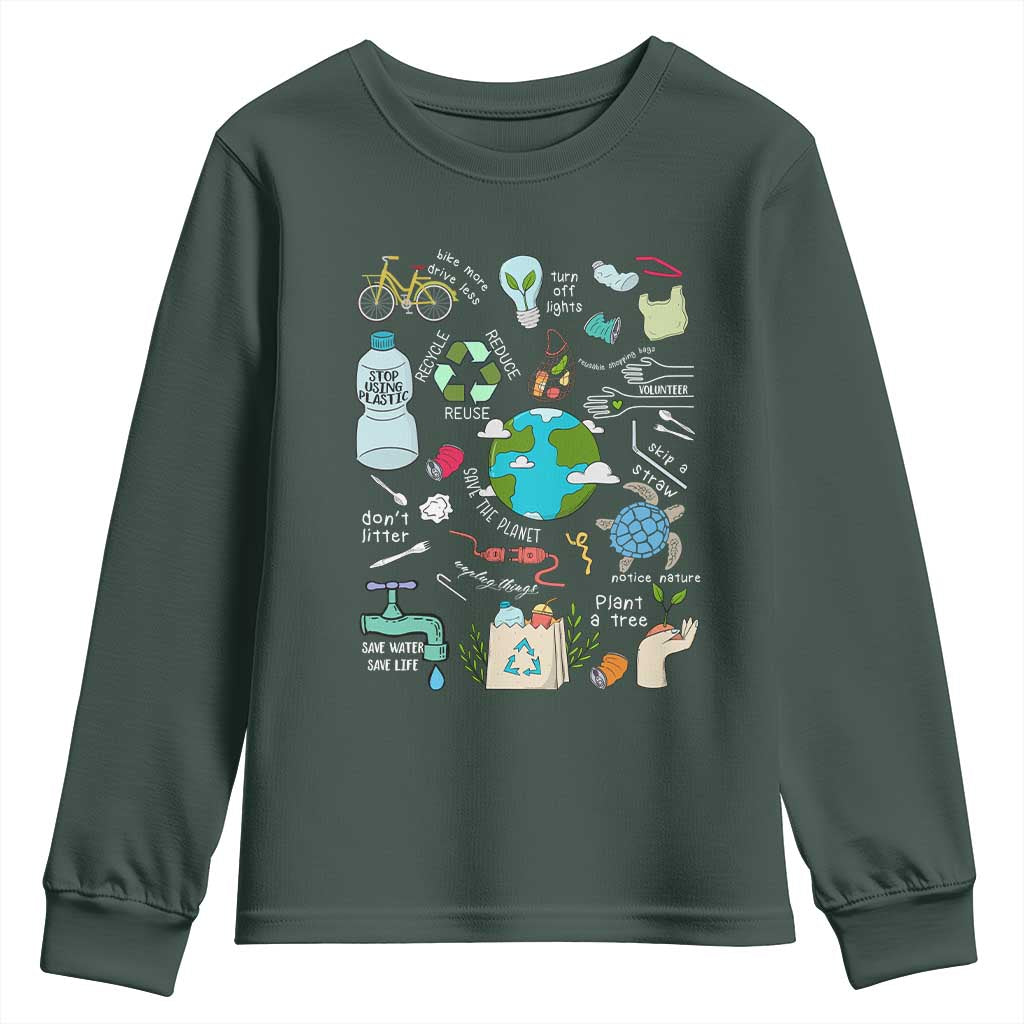 Earth Day Ecological sustainability Environment Protection Youth Sweatshirt