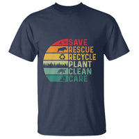 Earth Day T Shirt Save Bees Rescue Animals Recycle Plastic