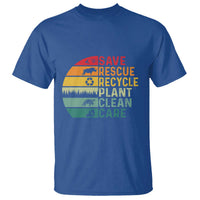 Earth Day T Shirt Save Bees Rescue Animals Recycle Plastic
