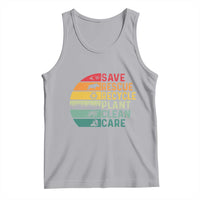Earth Day Tank Top Save Bees Rescue Animals Recycle Plastic