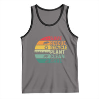 Earth Day Tank Top Save Bees Rescue Animals Recycle Plastic