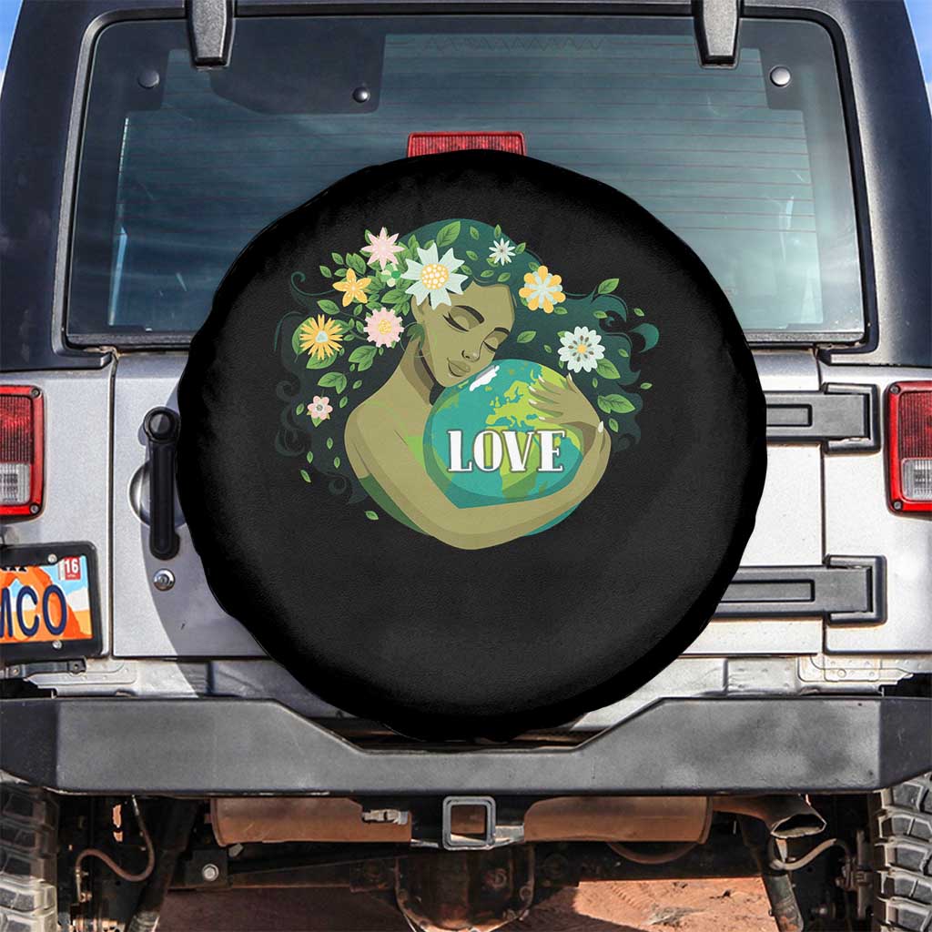 LOVE Mother Earth Day Save Our Planet Environment Green Spare Tire Cover