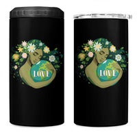 LOVE Mother Earth Day Save Our Planet Environment Green 4 in 1 Can Cooler Tumbler