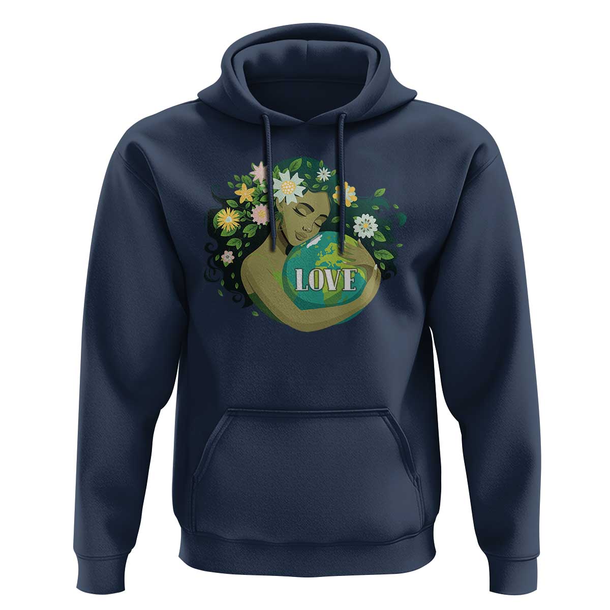 LOVE Mother Earth Day Save Our Planet Environment Green Hoodie