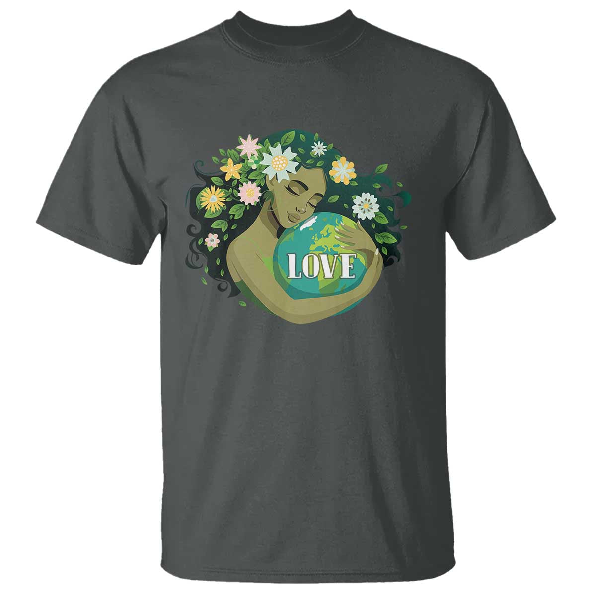 LOVE Mother Earth Day Save Our Planet Environment Green T Shirt