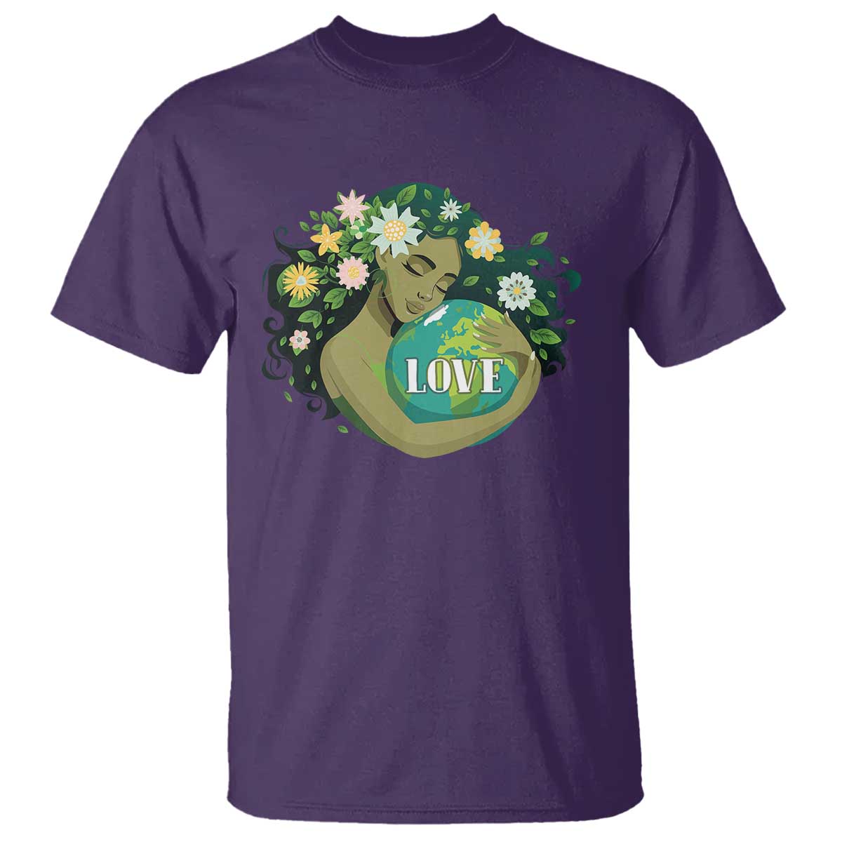 LOVE Mother Earth Day Save Our Planet Environment Green T Shirt