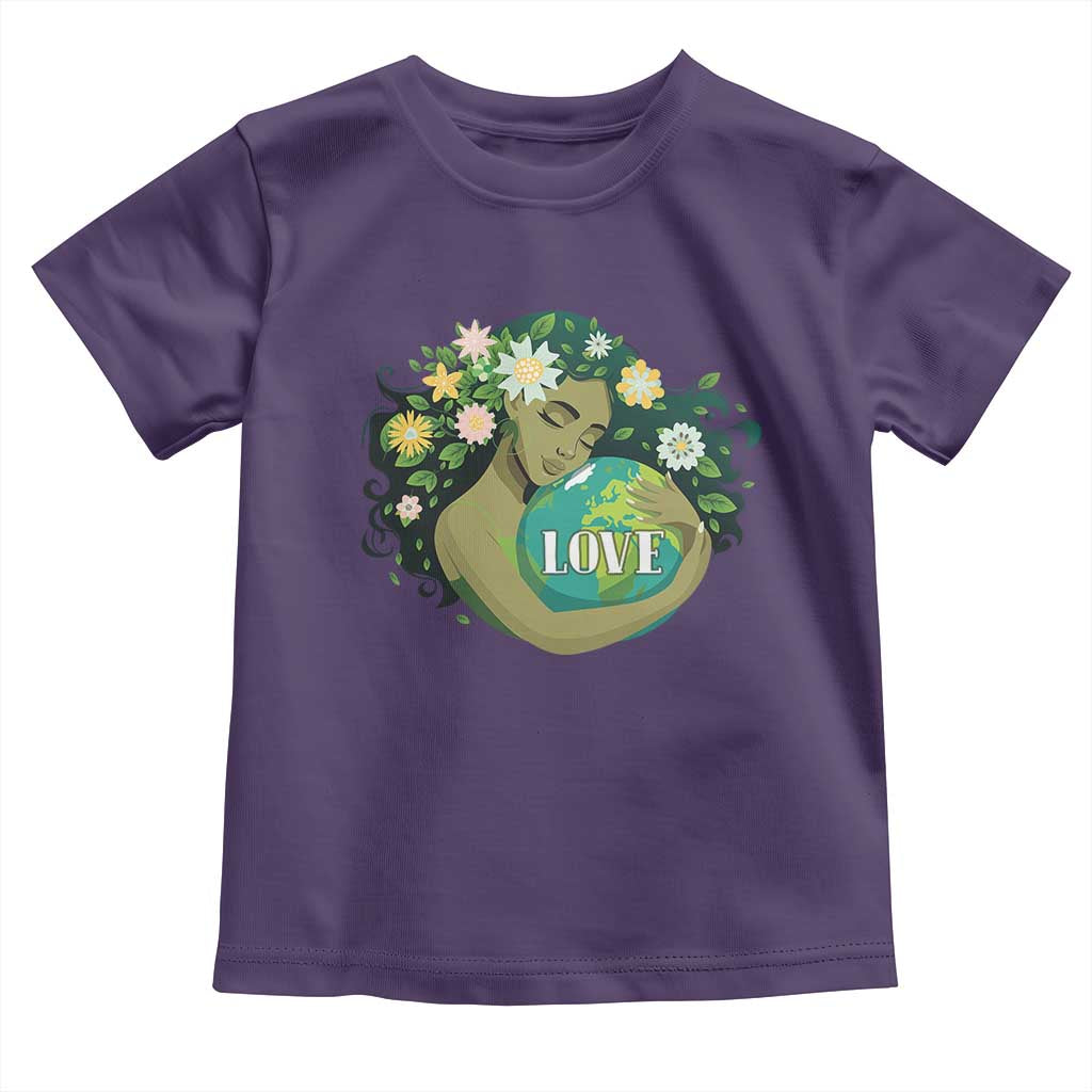 LOVE Mother Earth Day Save Our Planet Environment Green Toddler T Shirt