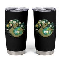 LOVE Mother Earth Day Save Our Planet Environment Green Tumbler Cup