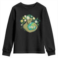 LOVE Mother Earth Day Save Our Planet Environment Green Youth Sweatshirt