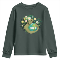 LOVE Mother Earth Day Save Our Planet Environment Green Youth Sweatshirt
