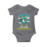 Funny Go Planet It's Your Earth Day Baby Onesie Dabbing Earth Flower