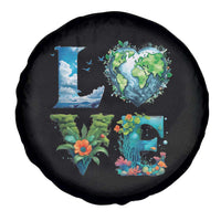 LOVE Planet Nature Anniversary Earth Day Spare Tire Cover