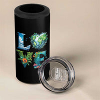 LOVE Planet Nature Anniversary Earth Day 4 in 1 Can Cooler Tumbler